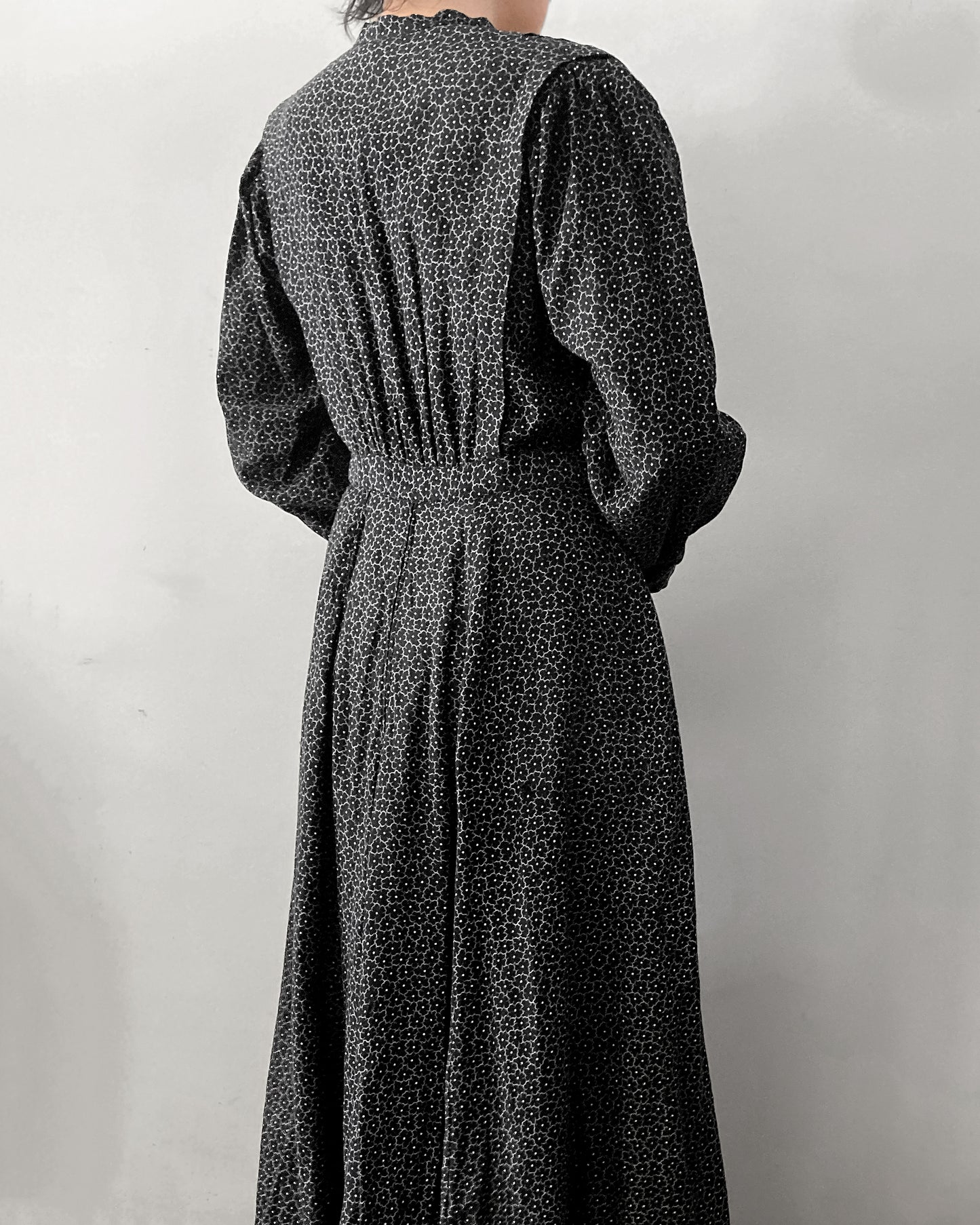 Antique Calico Work Dress–S/M