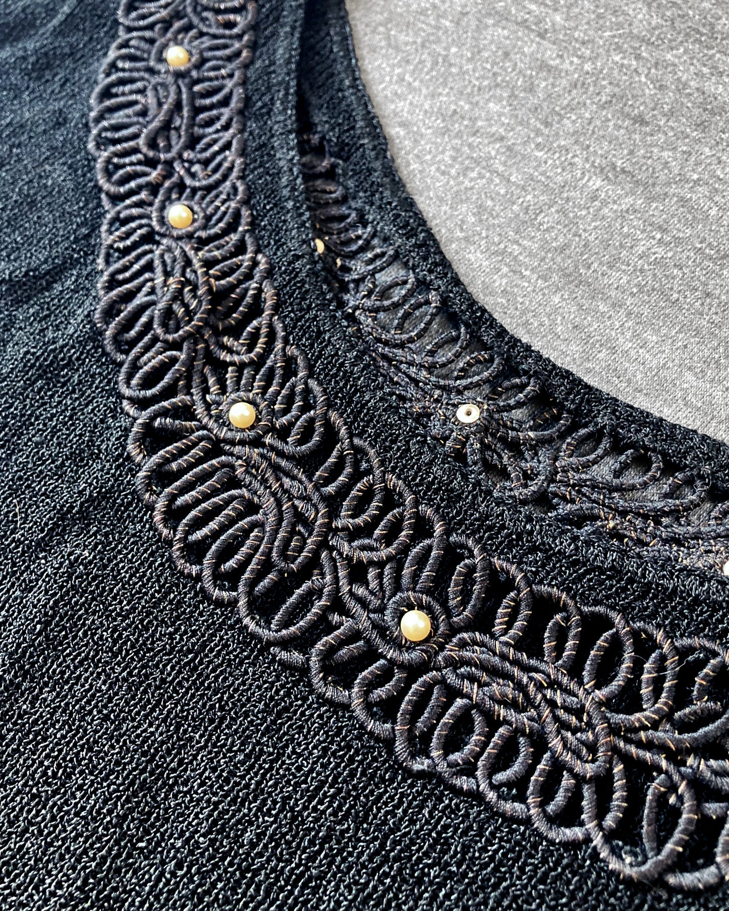 1950s Knit Rayon Top–S/M