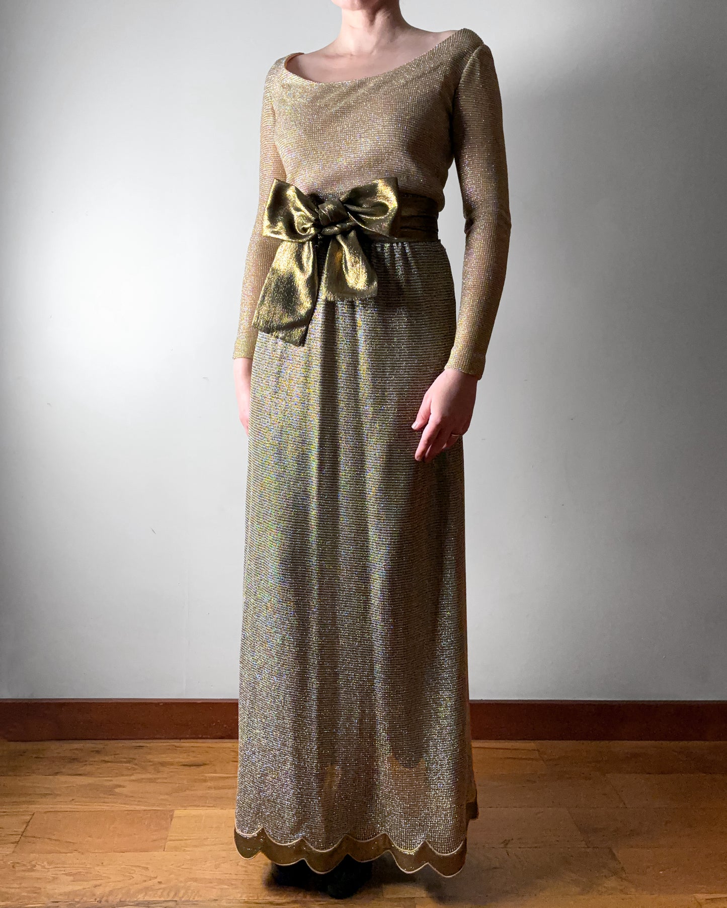 1960s Gold Lurex Ensemble–S