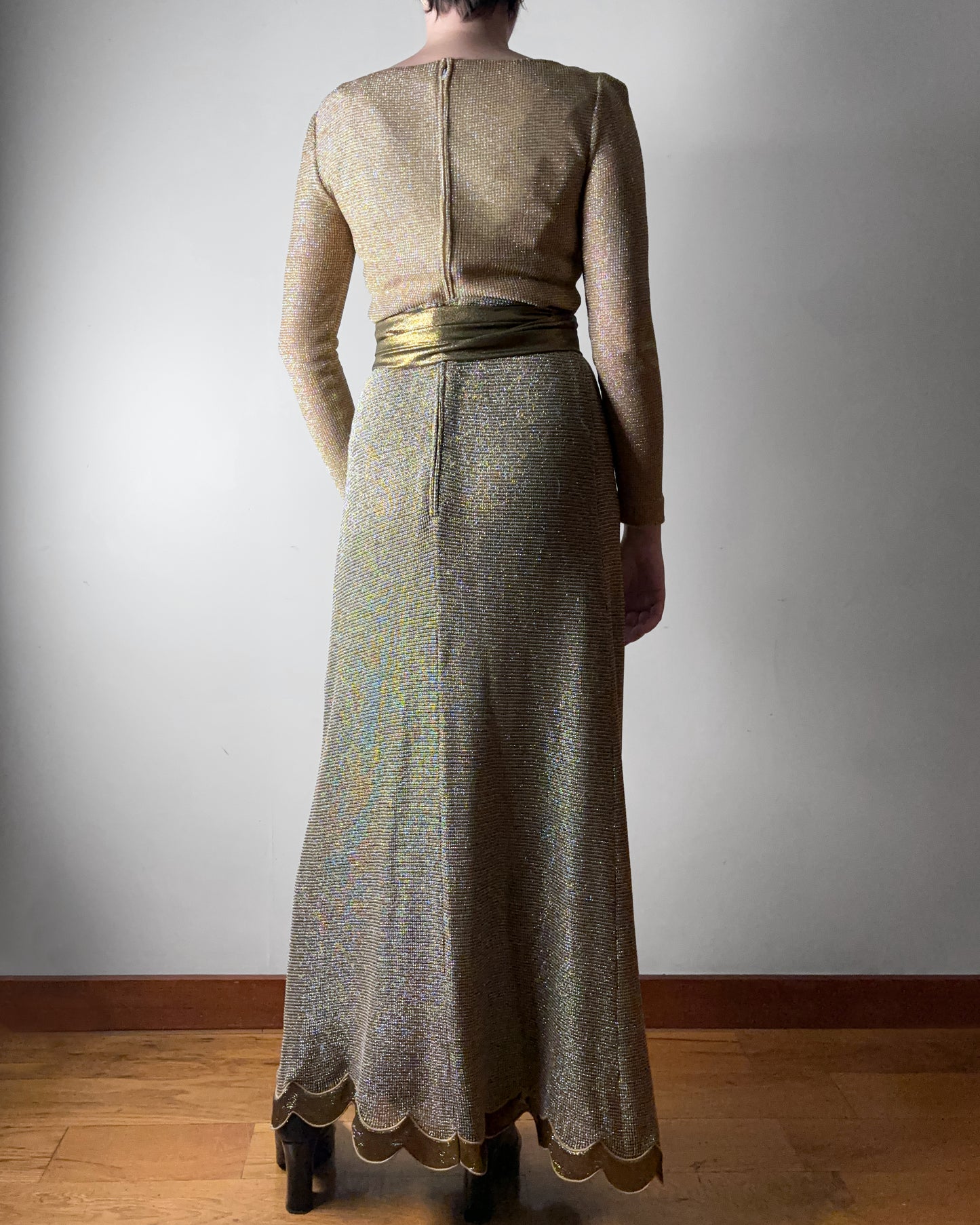 1960s Gold Lurex Ensemble–S