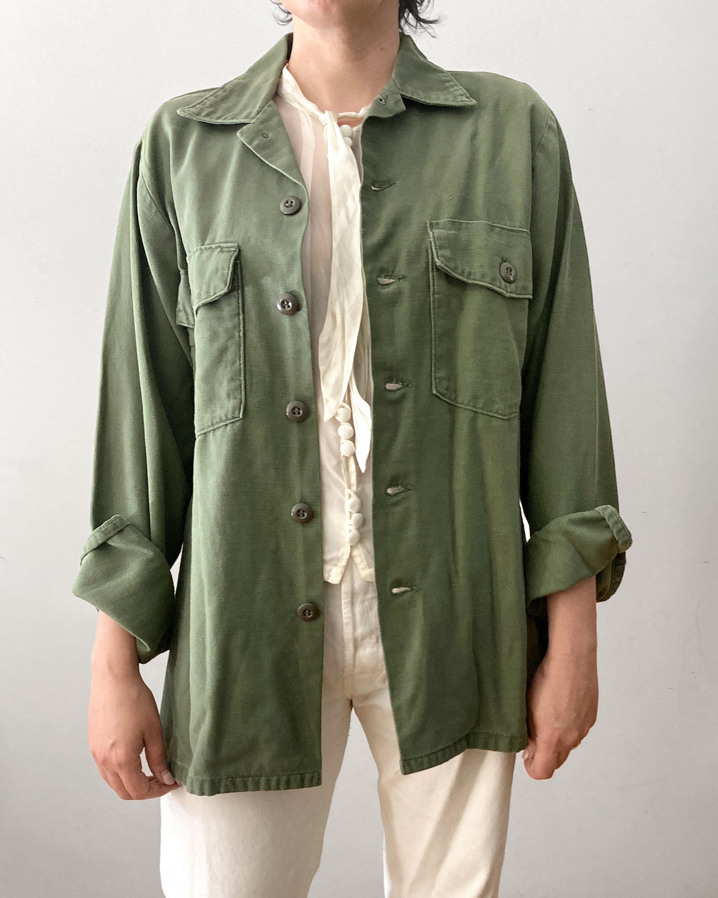 70s OG-107 Utility Shirt–M