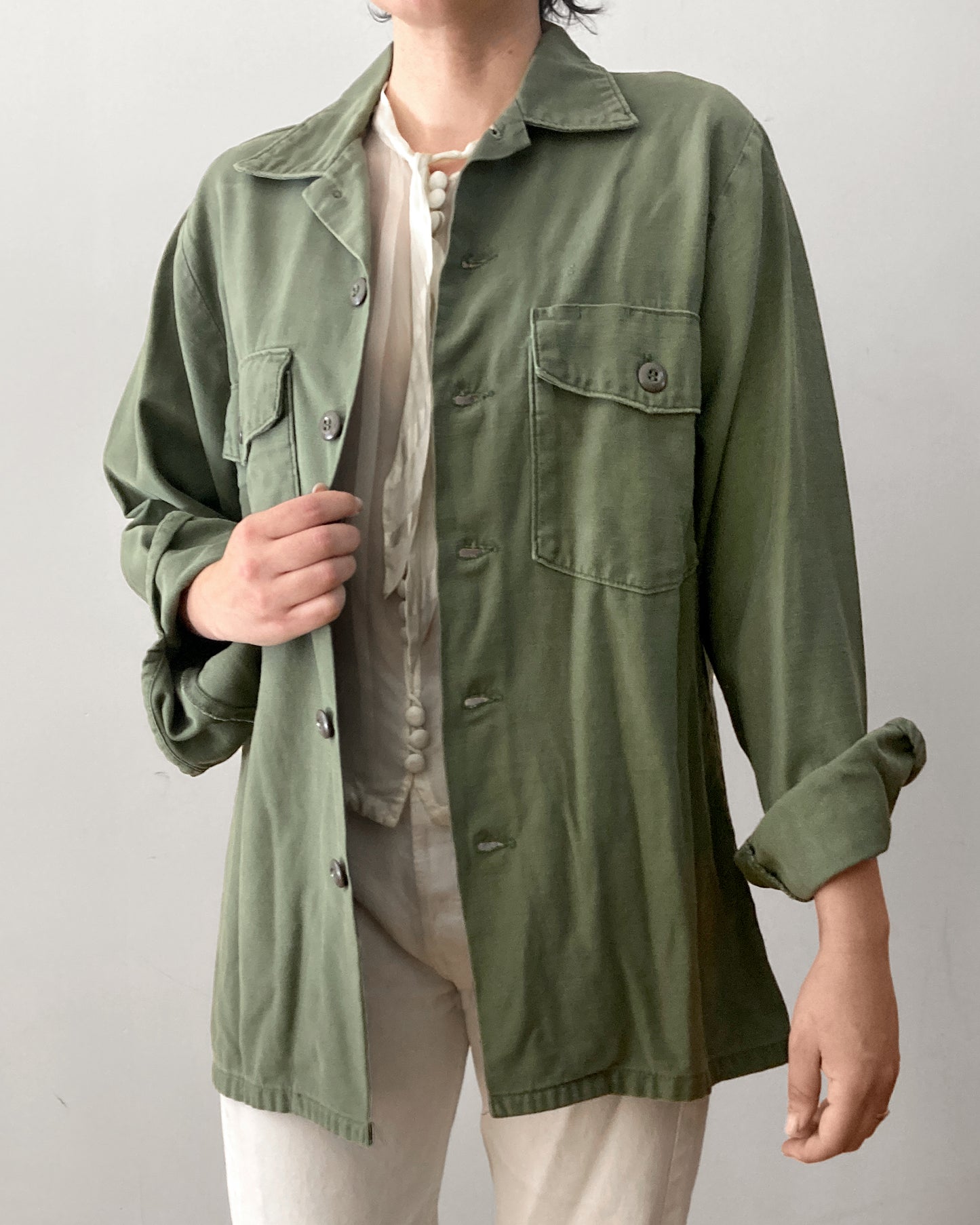 70s OG-107 Utility Shirt–M