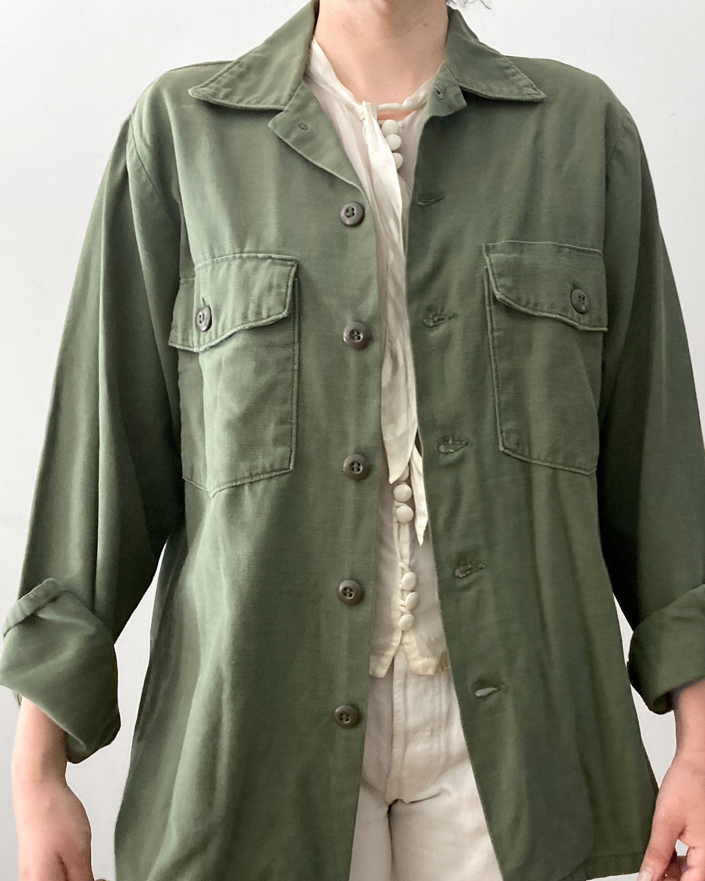 70s OG-107 Utility Shirt–M