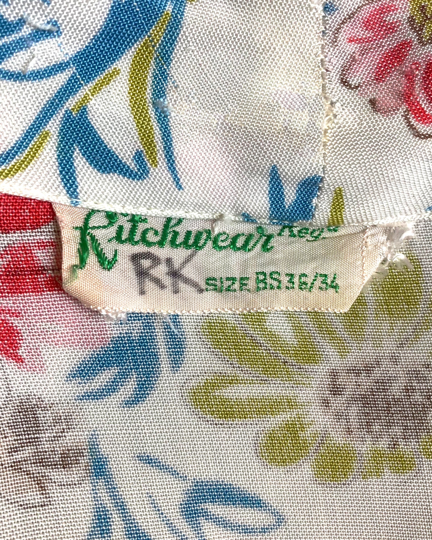 1940s Daisies Print Dress–XS