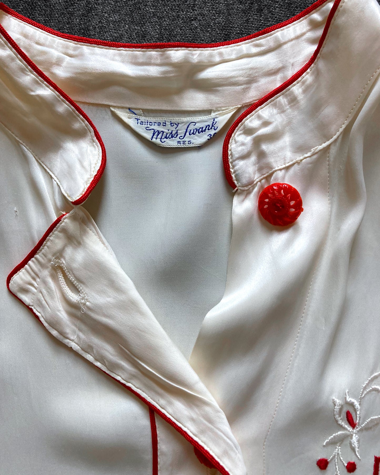 1940s Rayon Satin PJs–M