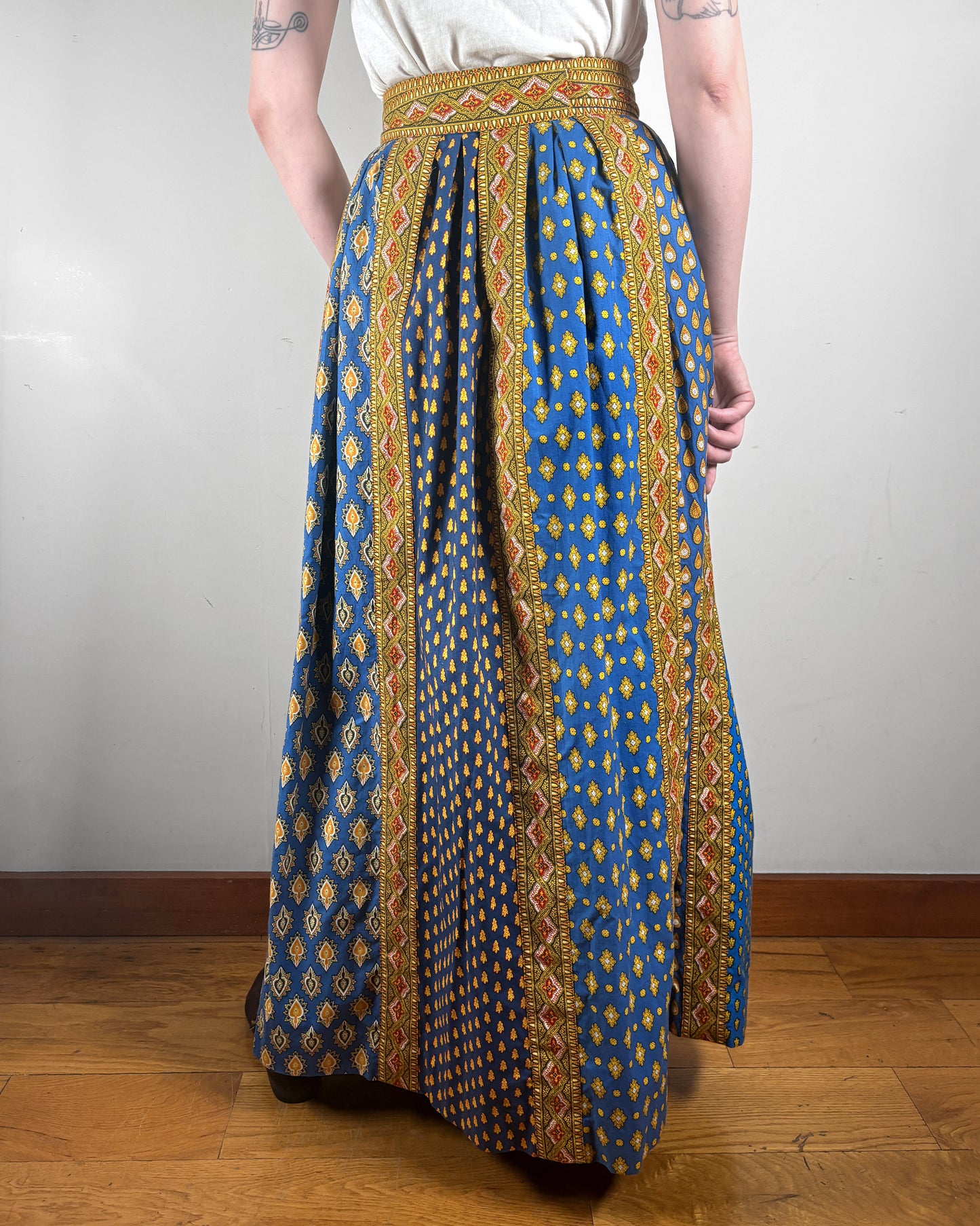 1970s Souleiado Skirt–S