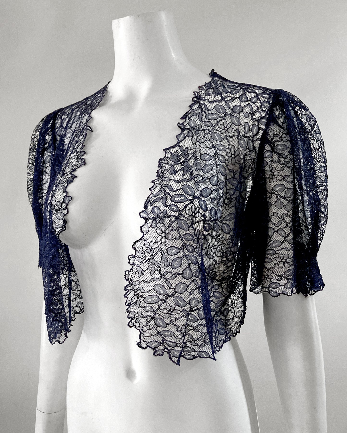 1930s Lace Bolero–M