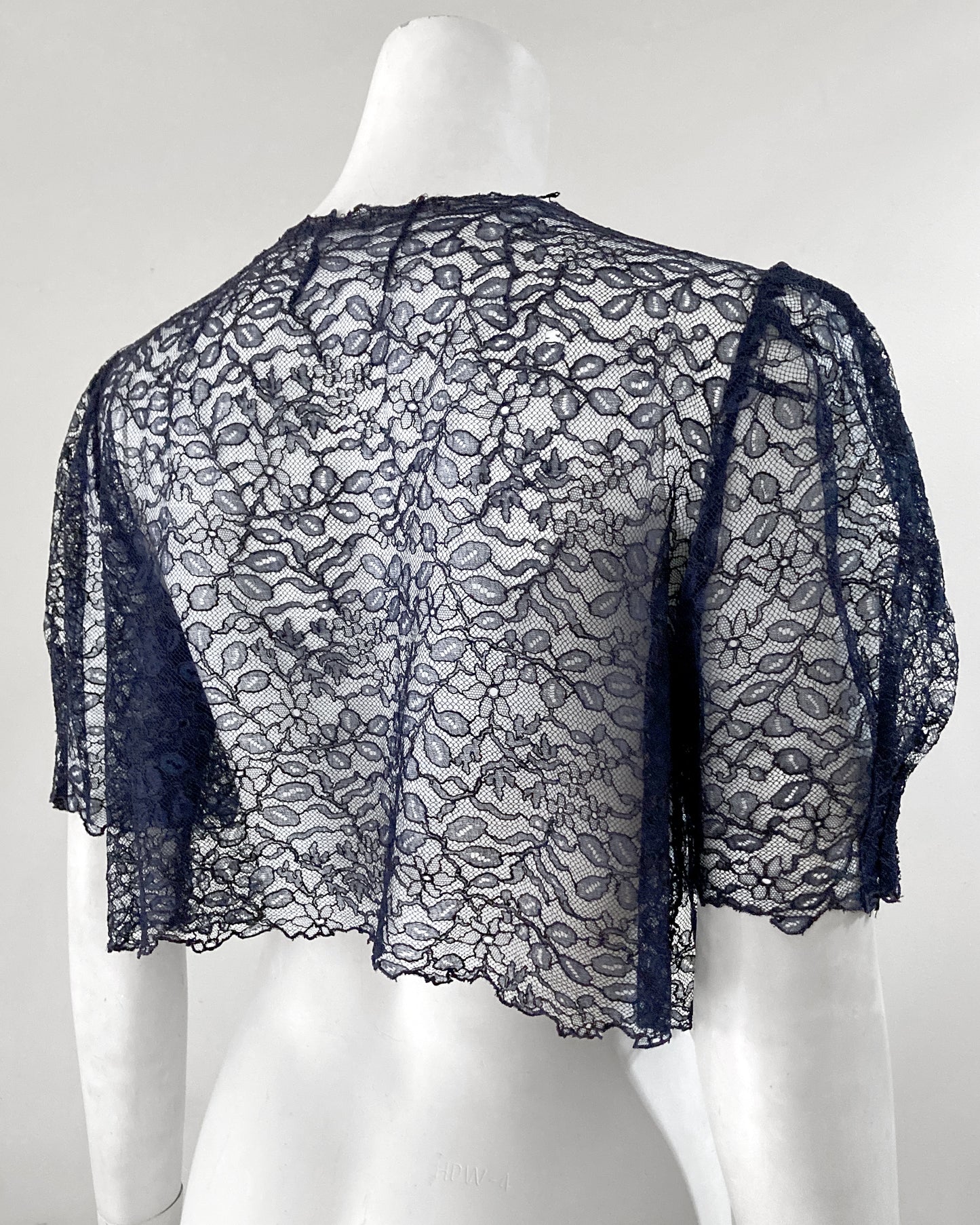 1930s Lace Bolero–M