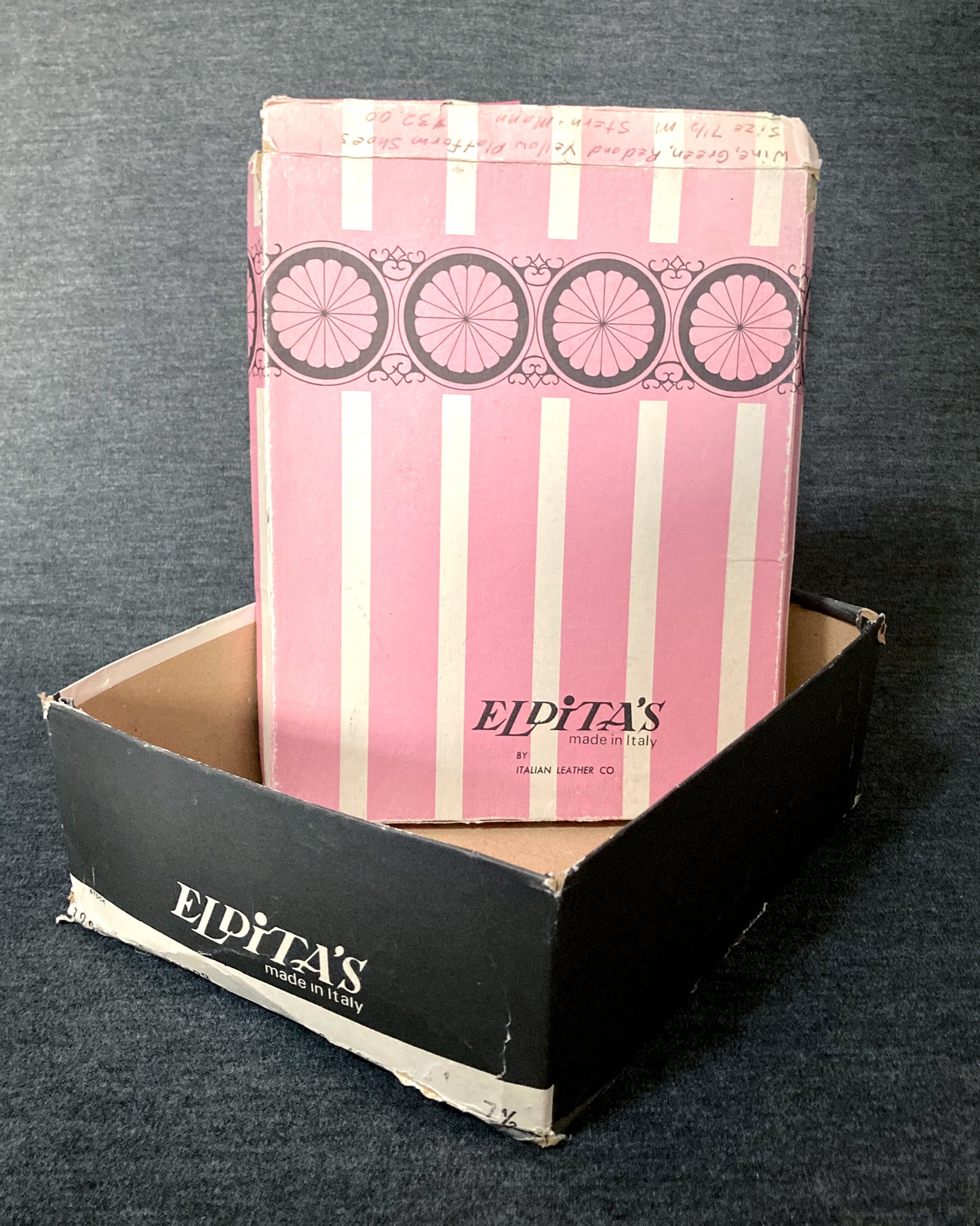 1970s Color Block Platforms–Size 7-7.5