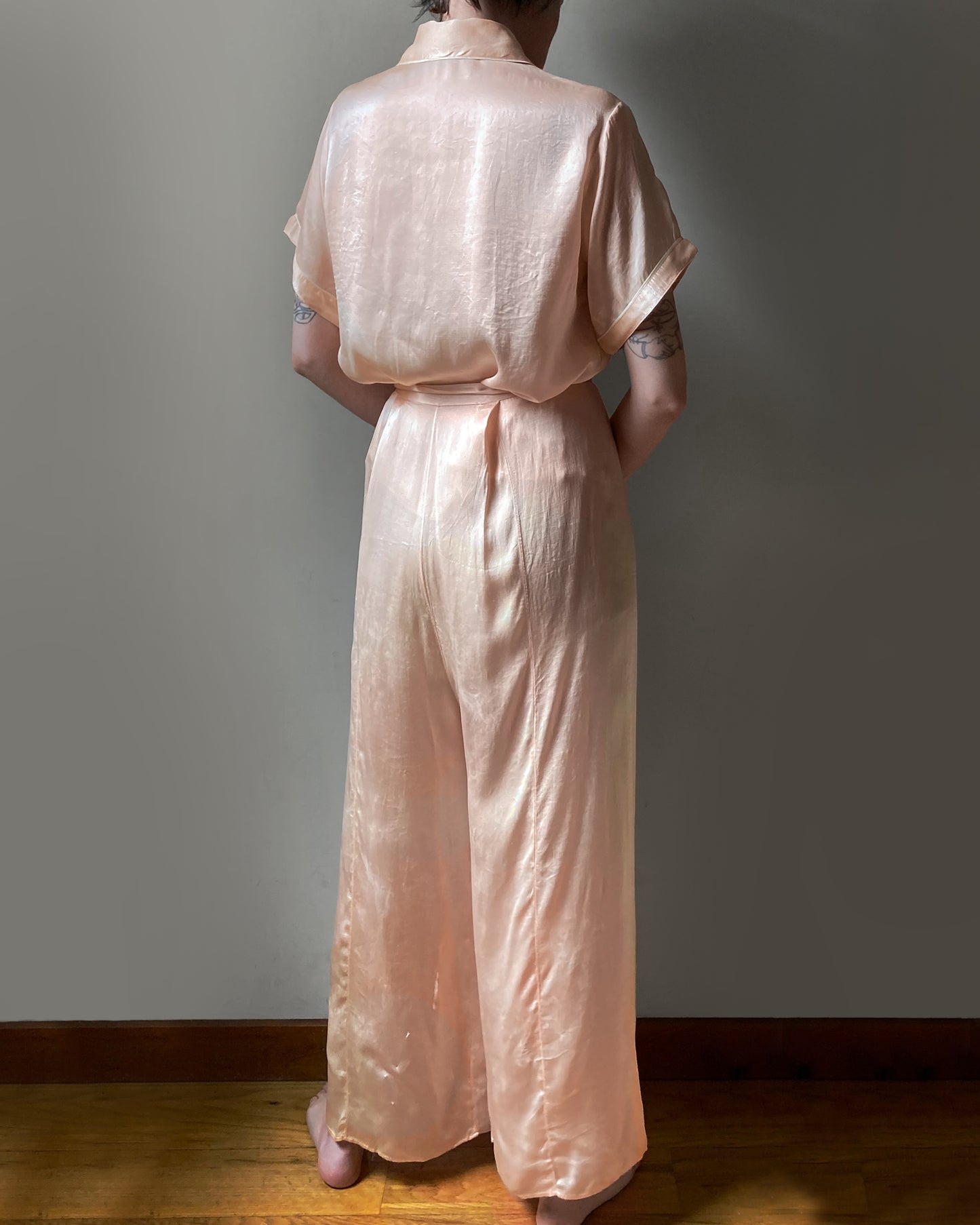 1930s Silk Pajama Set–S
