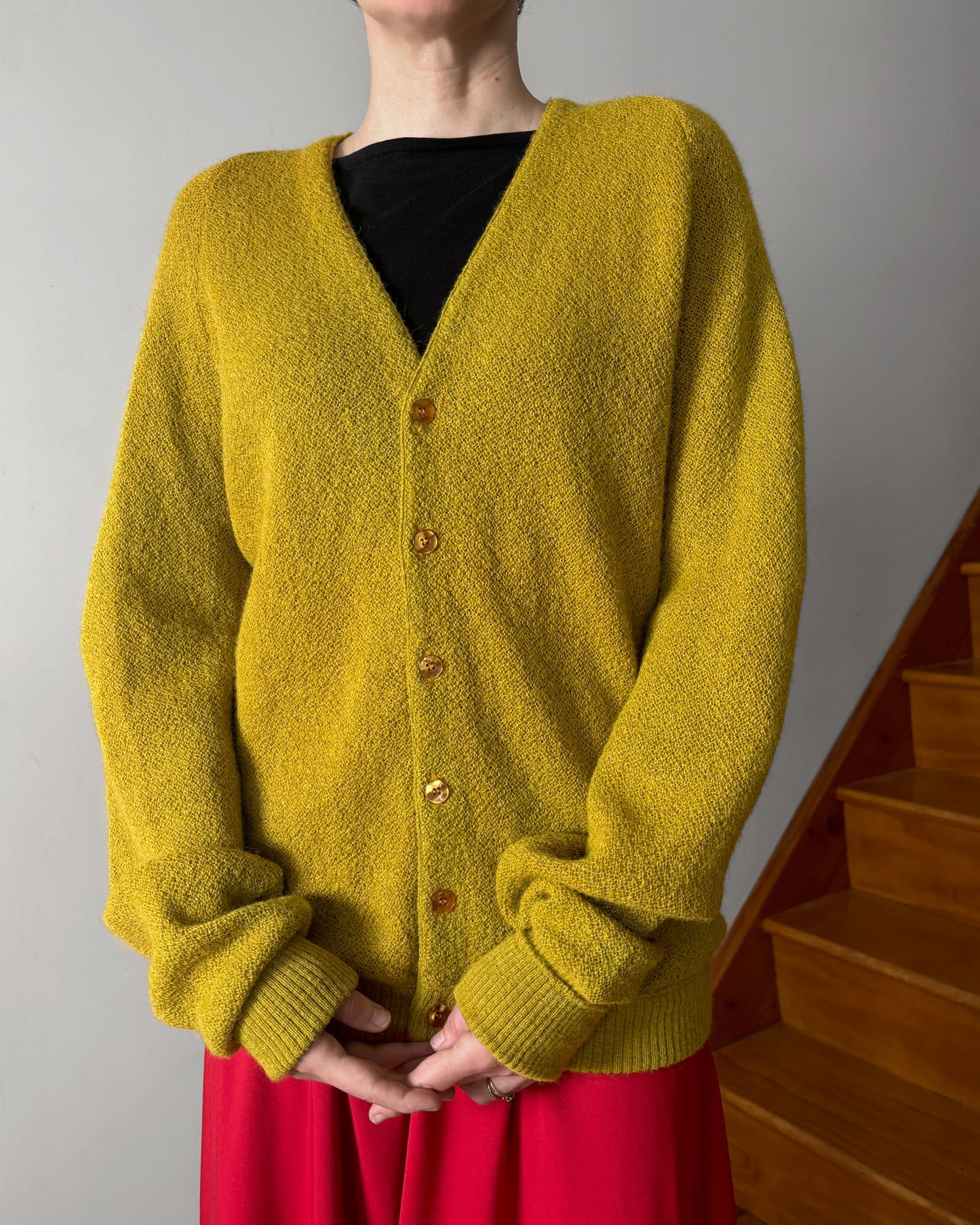 1960s Alpaca Cardigan–M/L