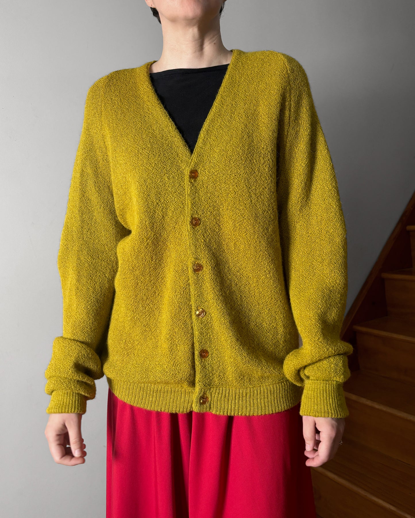 1960s Alpaca Cardigan–M/L