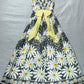 1970s Daisies Party Dress–Size 0