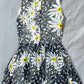 1970s Daisies Party Dress–Size 0