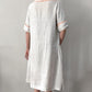 1920s Linen Day Dress