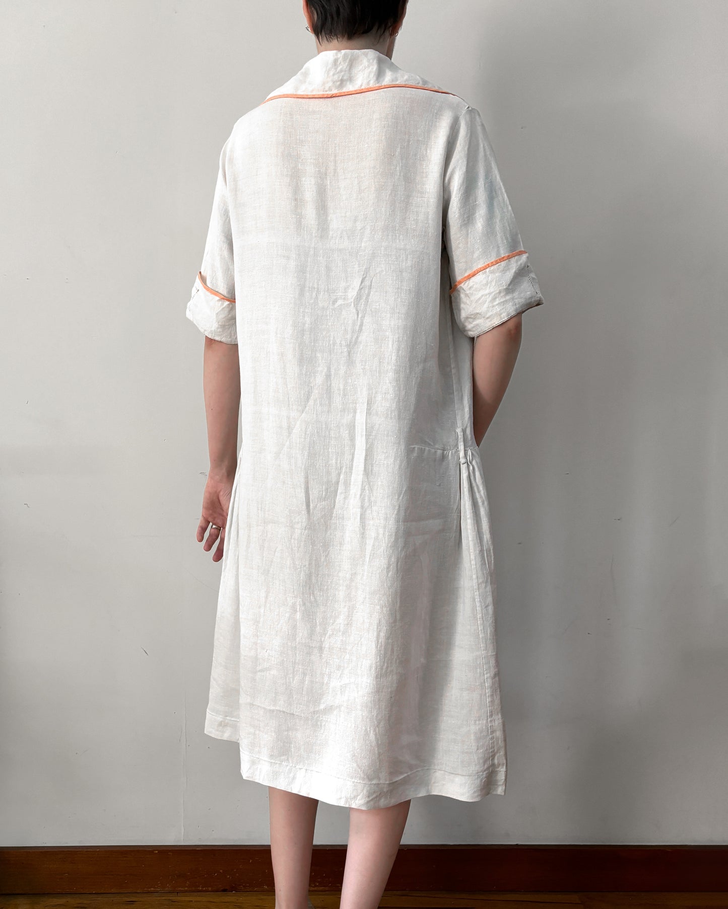 1920s Linen Day Dress