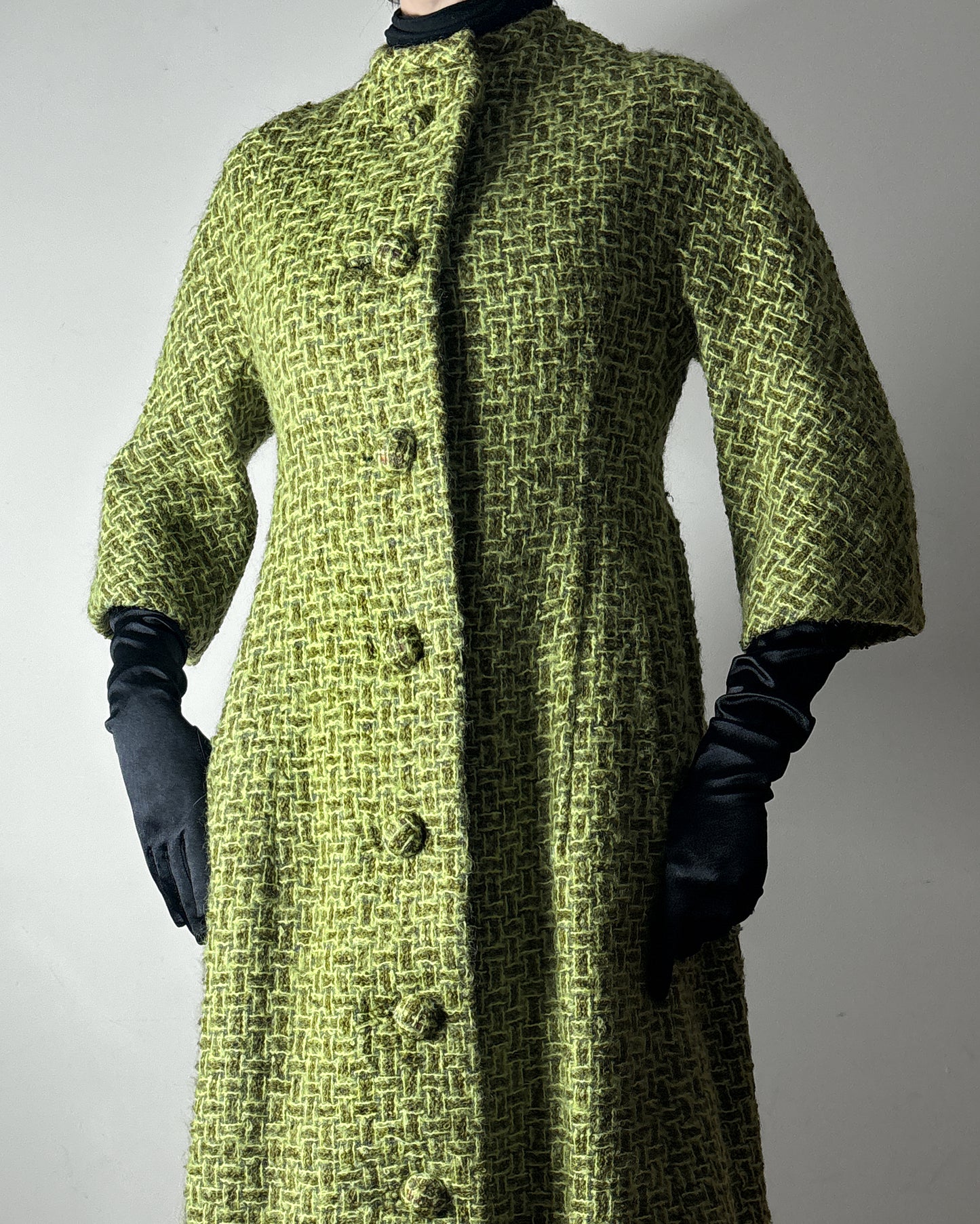 1960s Mod Tweed Coat–S