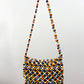 1980s Plastic Bead Shoulder Purse