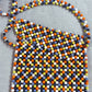 1980s Plastic Bead Shoulder Purse