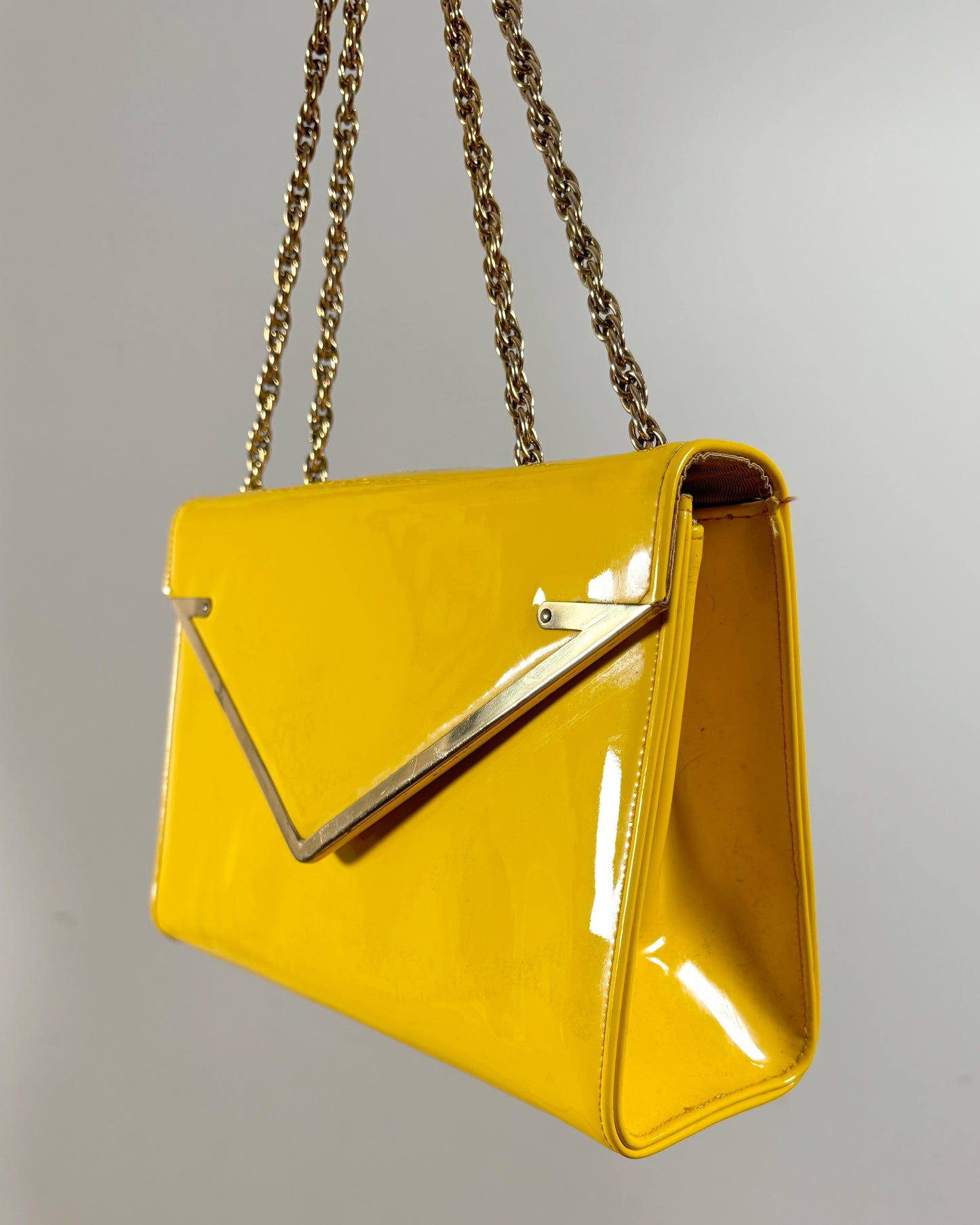 1960s Saks Patent Leather Purse