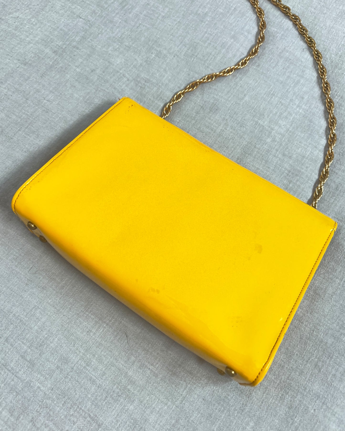 1960s Saks Patent Leather Purse