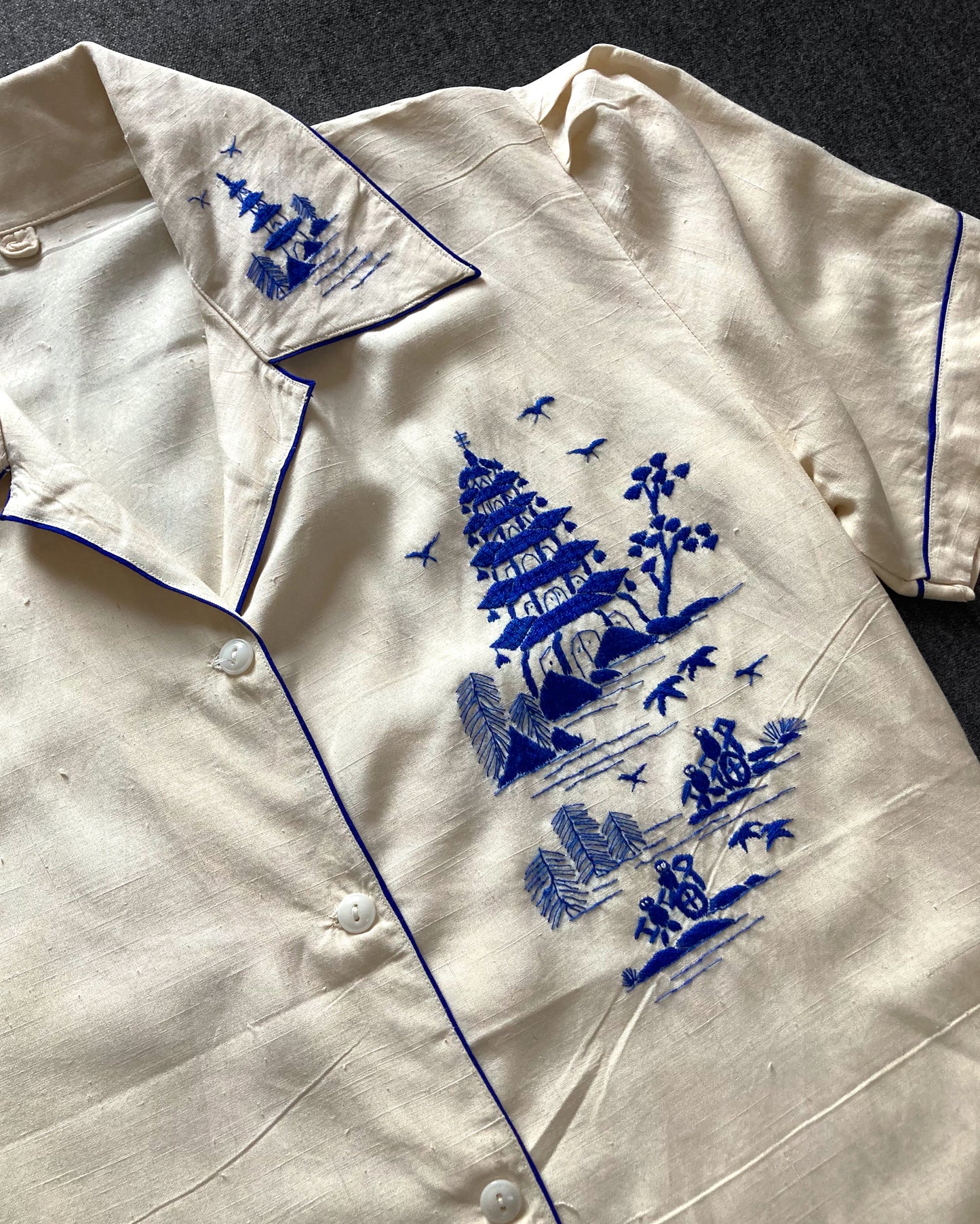 1930s Silk Pajamas–XS