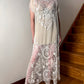 1920s Ivory Chiffon & Lace Gown