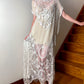 1920s Ivory Chiffon & Lace Gown