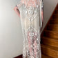 1920s Ivory Chiffon & Lace Gown