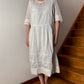 1920s Cotton Day Dress–M