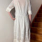 1920s Cotton Day Dress–M