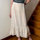 1920s Silk & Lace Slip Skirt