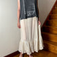 1920s Silk & Lace Slip Skirt